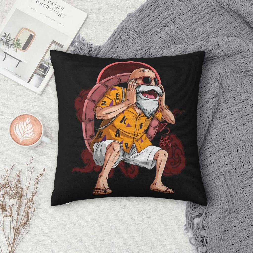 Master Roshi Dragon Ball DragonBall Federe Cuscino Merch Copricuscino Morbido Copricuscini Decorazione Auto Quadrato Diverse Dimensioni