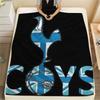 Tottenham logo Print FlAannel Blanket, High quality Comfortable for All Seasons, Home Decor, Warmth and Comfort