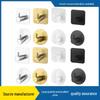 Punch-Free Stainless Steel Adhesive Hook for Kitchen, Bathroom, and Doors