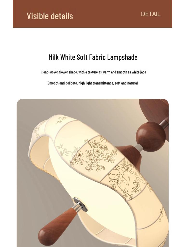 Ästhetische Stoffleuchte im Stil der Song-Dynastie für Eingang, Flur oder Balkon