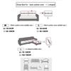 Fundas de Sofá Elásticas para Sala de Estar, Protector de Fundas de Tela, Asiento en Forma de L, Funda de Sofá de Esquina de Tela Elástica, Decoración del Hogar