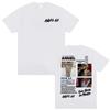 Rapper Anuel AA Real Hasta La Muerte Album Graphic 100cotton Tshirt Unisex Oversized Fashion Hip Hop Oneck Casual Retro shirts