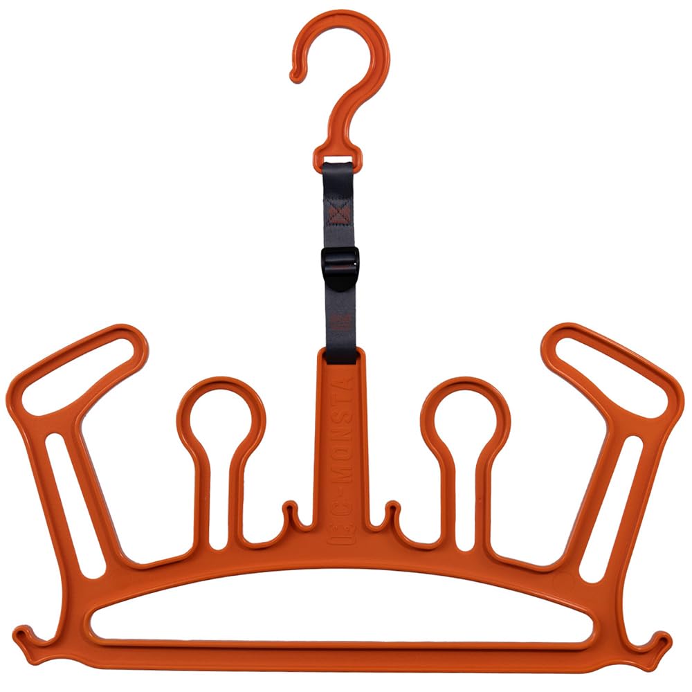 

Вешалка для гидрокостюма для нескольких 15 кг веса Быстрая вешалка для серфинга и морской Оранжевая c-monsta Вешалка/Сушка для дайвинга, Прочная, Вместимость, Сушка, оранжевый