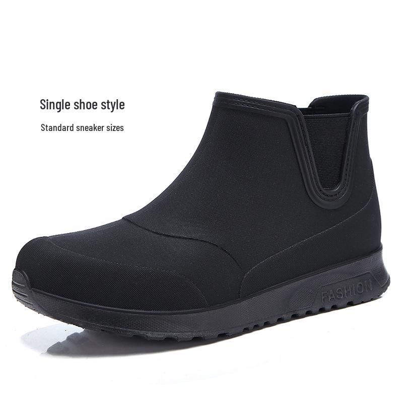 Couple s Japanese-Style Waterproof Non-Slip Short Rain Boots for Men and Women 42