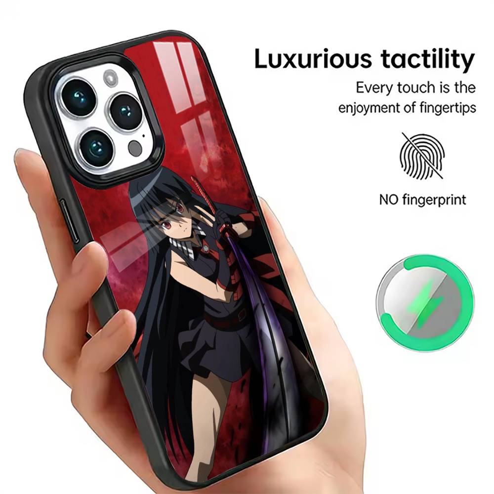 

Akame ga Kill Чехол для телефона Акаме для iPhone17,16,15,14,13,12,11 Plus,Pro Магнитный Для Magsafe Беспроводная зарядка iPhone11PRO