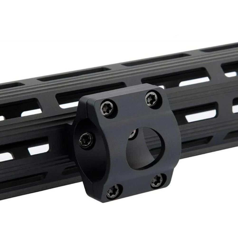 25.4mm Mlok Offset Flashlight Ring Mount for Mlok Rail System Aluminum Alloy Flashlight Mounting Bracket