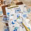 30 pcs Vintage Plant Flowers PET Stickers pack Decorative collage Adhesive Diy Hand Account Diary Album Scrapbooking accessories