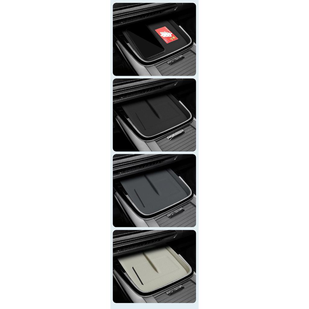 For Lynk & Co 08 Car Styling Central Control Wireless Charging Silicone Pad Central Storage Dustproof Mat Auto Acccessories