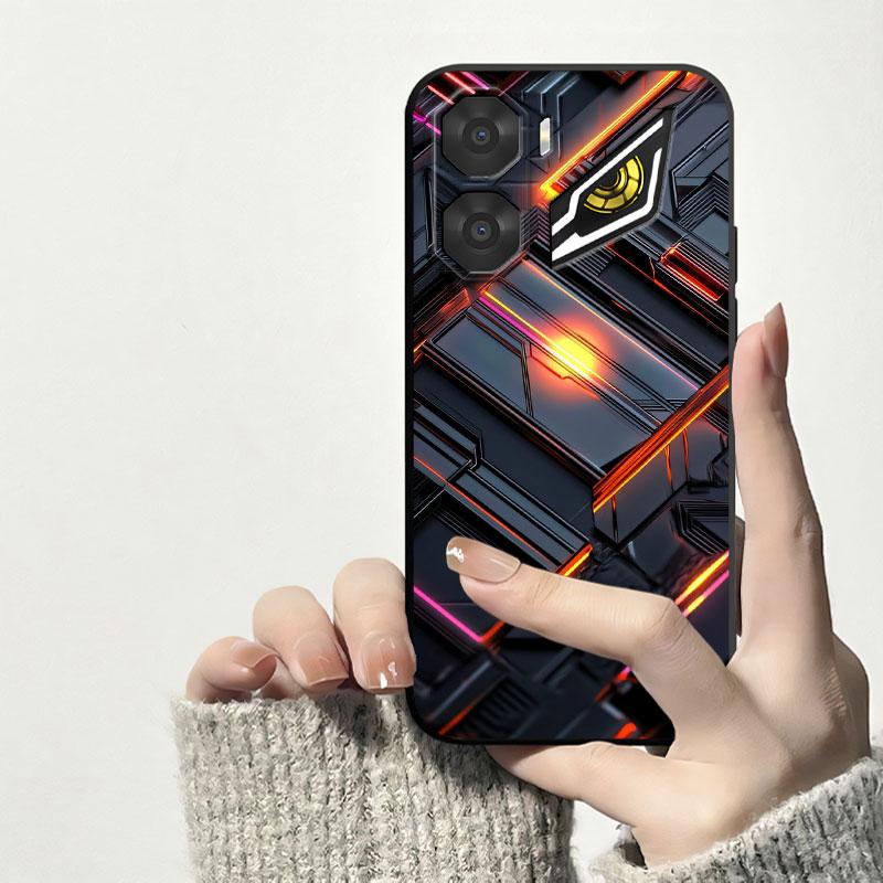 For ZTE Nubia Neo 3 GT Case Soft Silicone Bumper Back Cover For ZTE Nubia Neo 3 5G Fashion Black TPU Print Phone Case