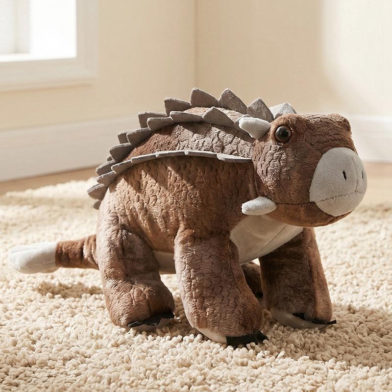 Simulation Jurassic Dinosaurier Plüschtiere Stofftiere Lebensecht Triceratopstyrannosaurus Pterosaurier Puppe Niedliche Schreibtisch-Haustiere Kindergeschenk