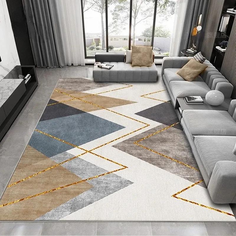 Modern Light Luxury Carpets Nordic Bedroom Carpet Large Area Living Room Decor Floor Mat Home Study Lounge Minimalist Style Rug