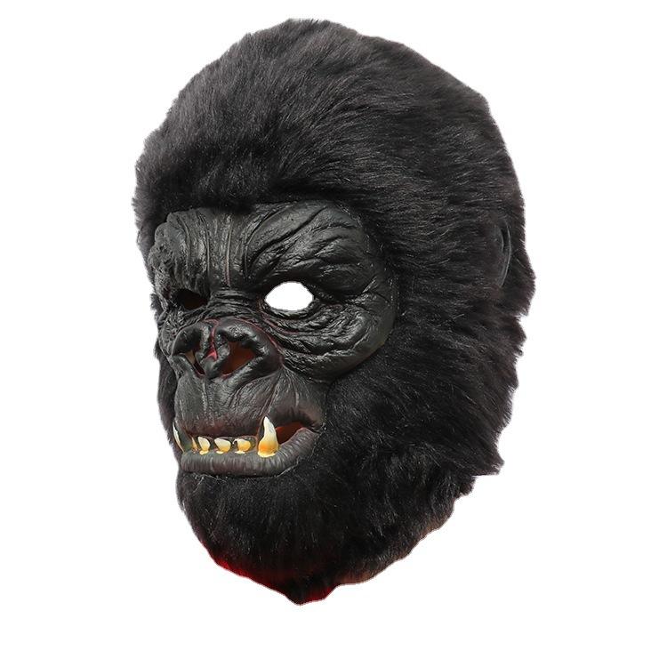 New King Kong Headgear King Kong Movie Series Monster Latex Dinosaur Full-Face Mask cos Party props