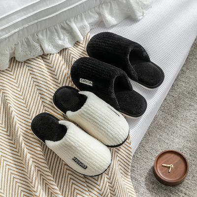 Hausschuhe Damen Herren Herbst Winter Dicke Sohle Haus Warme Pelzschuhe Paare Zuhause Rutschfeste Große Größe Herren Baumwollpantoffeln