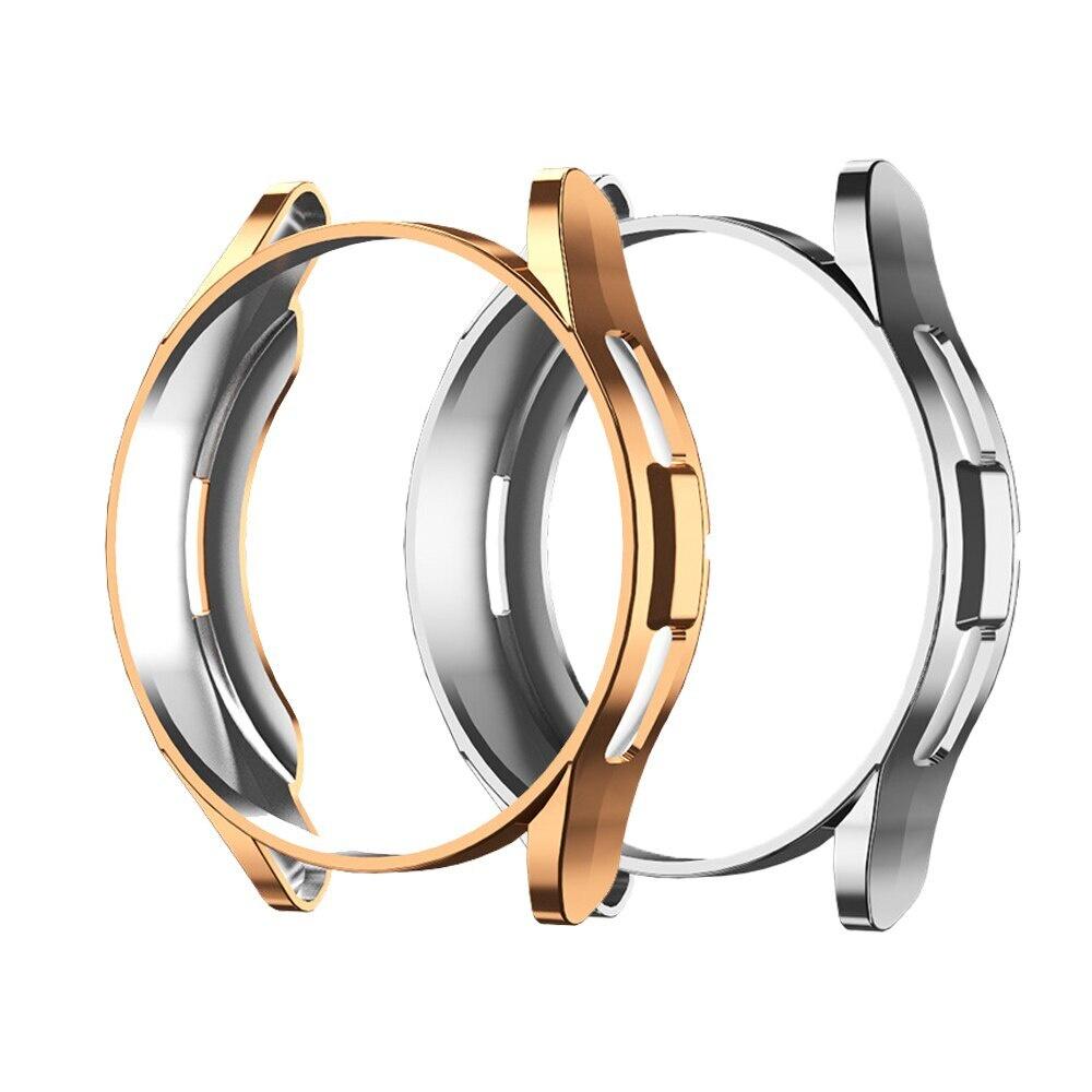 2 stk. vesker for samsung galaxy watch 6 classic 47mm 43mm Case galaxy watch 6 5 44mm 40mm 5 pro 45mm mykt TPU-beskyttelsesdeksel