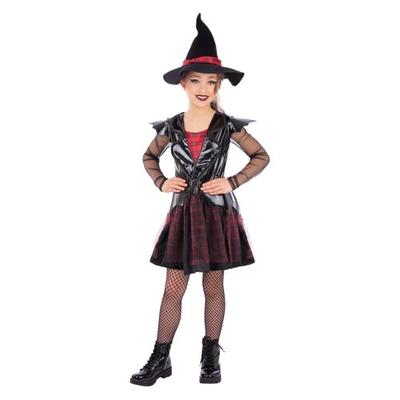 Girls Punk Witch Costume