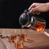 500-1800ml One Click of Filtering Teapot Transparent Heat-resistant Glass Teapot Office Household Cofffee Pot Kitchen Kettle