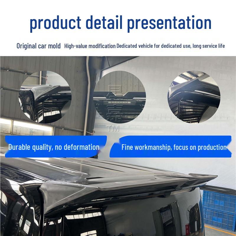 Ford Tourneo Custom No-Drill Roof Spoiler Tail Wing Accessory