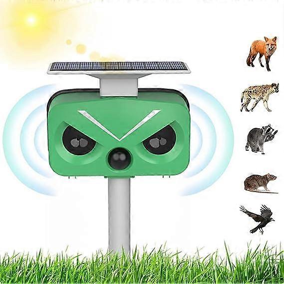 Ultrasonic Animal Repeller Solar,Waterproof Cat Repellent,Fox Repellent,Rat repellent,Ultrasonic Dog Repellent
