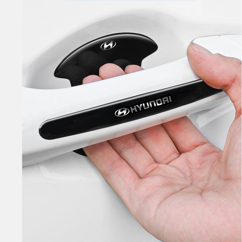 Car Door Bowl Handle Protector Film Sticker Accessories For Hyundai Genesis N-LINE I10 I20 I30 I40 IX20 IX35 Kona Getz Veloster R6