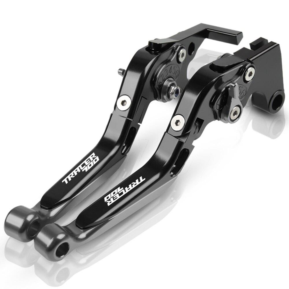Motocyklová spojková brzdová páka CNC výsuvné nastavitelné skládací páky PRO YAMAHA TRACER700 TRACER 700 2016 2017