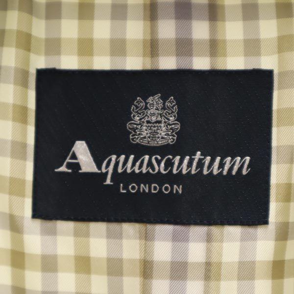 unused Aquascutum Stainless collar coat 15 White system With brand hanger Women Used