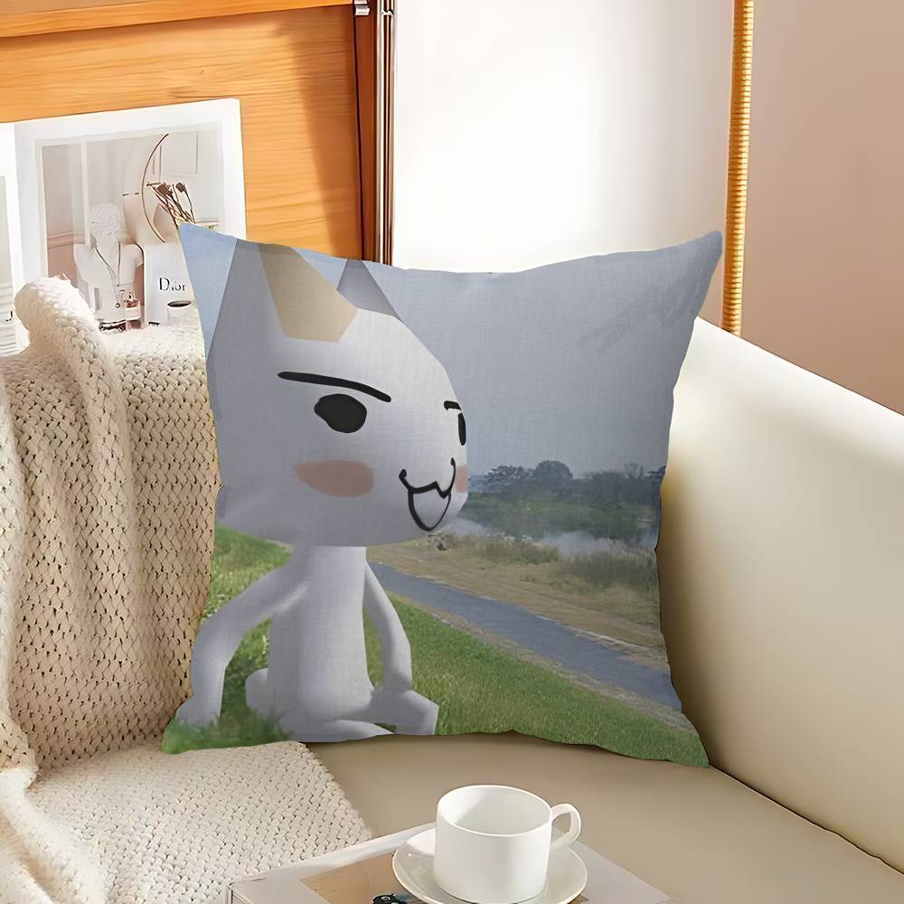 Inoue Toro CUTE Cat Personalized Pillow Cover Kids Bedroom Wild Party Decor Pillowcase Kid Birthday Shower Gift