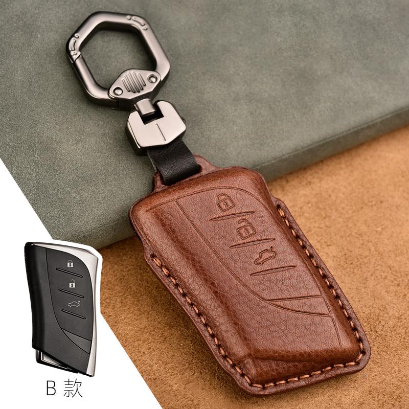 S Genuine Leather Car Remote Key Fob Cover Key Case For Lexus Es300H Es350 Es200 Es260 Ls350 Ls500H Fob Key