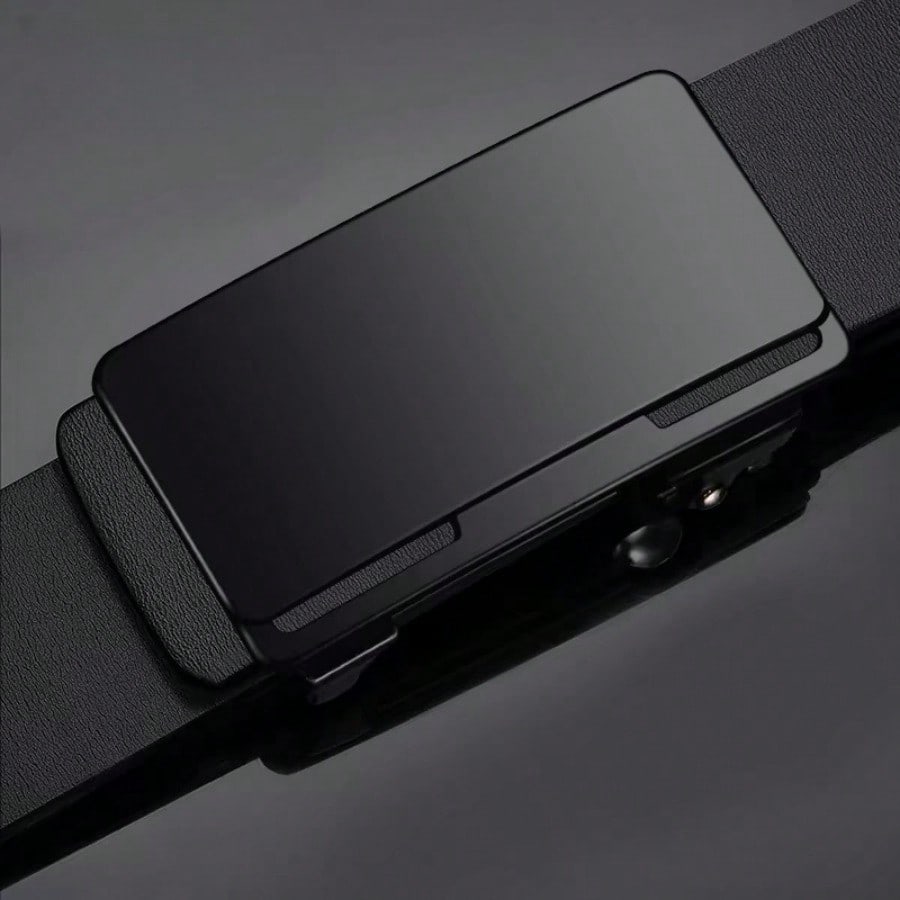 Fashion Waist Belt Men's Leather Business Automatic Buckle Belt