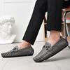 All-match Male Moccasins Flats Genuine Leather Men Shoes Casual New Brand Formal Mens Loafers Breathable Slip On Male Boat Shoes