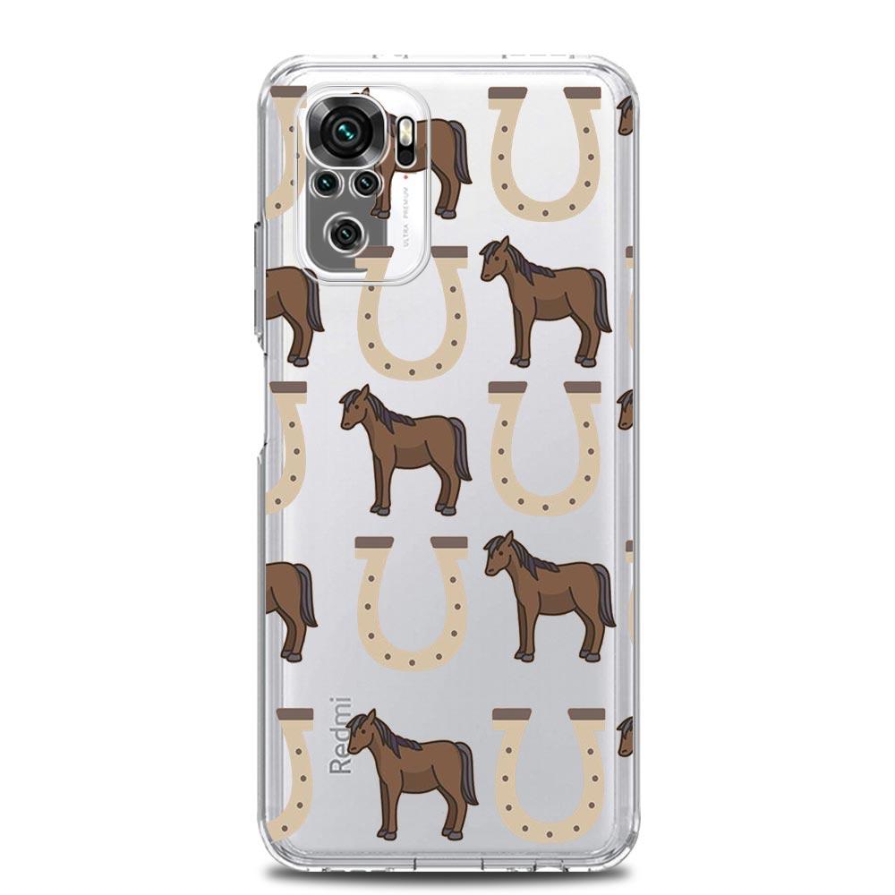 Phone Case For Xiaomi Redmi Note 13 12 5G 9S 9 8 10 11 Pro Plus 4G 9T 13C 12C 10C 9C 9A 7 Pro Clear Cover Animal Art Horse