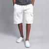 Summer new five-point pants overalls men's casual multi-pocket casual loose straight tooling