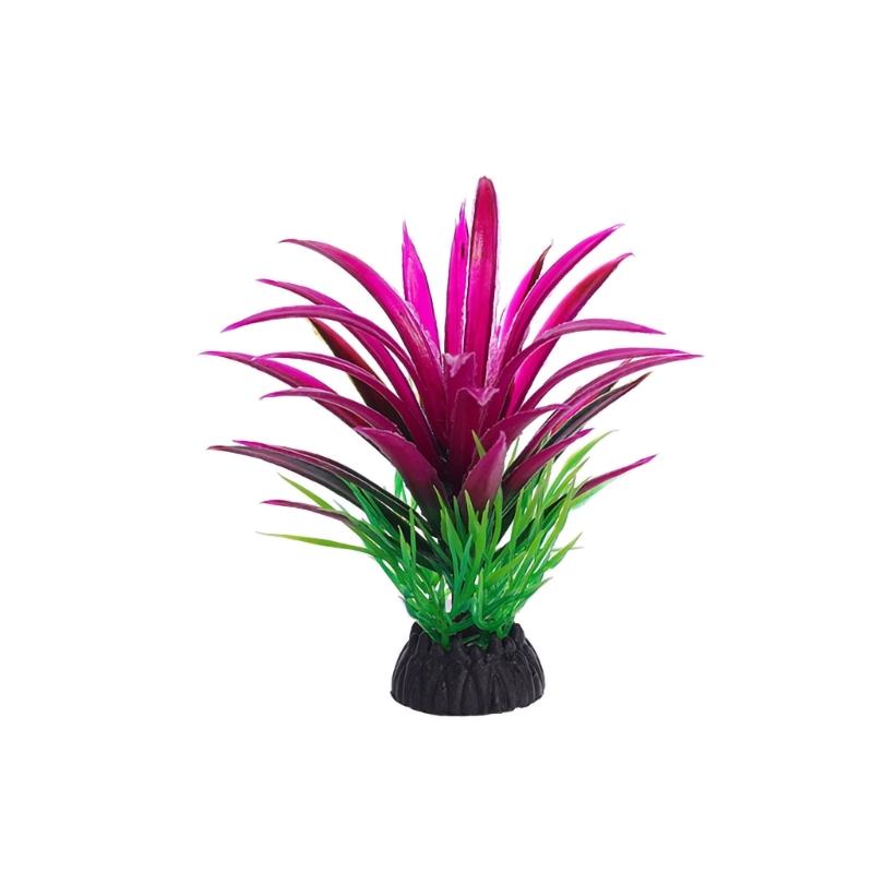 Artificial Aquarium Plant for Fishtanks, Greenery Decorative Figurine for Aquascaping and Layered Aquarium Layouts