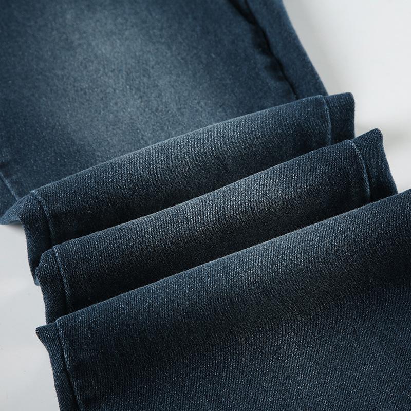 Plant Printed Embroidery Y2K Flare Jeans Women Vintage Skinny Boot Cut Trousers Fashion Street 2000s Denim Pants Fall