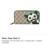 GUCCI Leather Wallet Regular Unisex Beige & Dark Brown 855377-FAFIU-9774