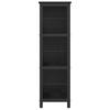 Bookshelf Black Oak Effect 102 x 32 x 104.5 cm