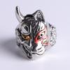 Prajna Maskring Herr Asymmetrisk Mask Retro Kreativ Ring