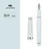 New Jinhao 82 Series Fountain Pen Acrylic F 0.5mm Nib School Office Supplies Business Writing Ink Pens Sliver Clip Blue Yellow