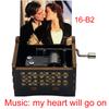 Titanic Classic Love Romantic Movie My Heart Will Go On Wooden Music Box 18 Note Melody Couple Girlfriend Anniversary Gift 3
