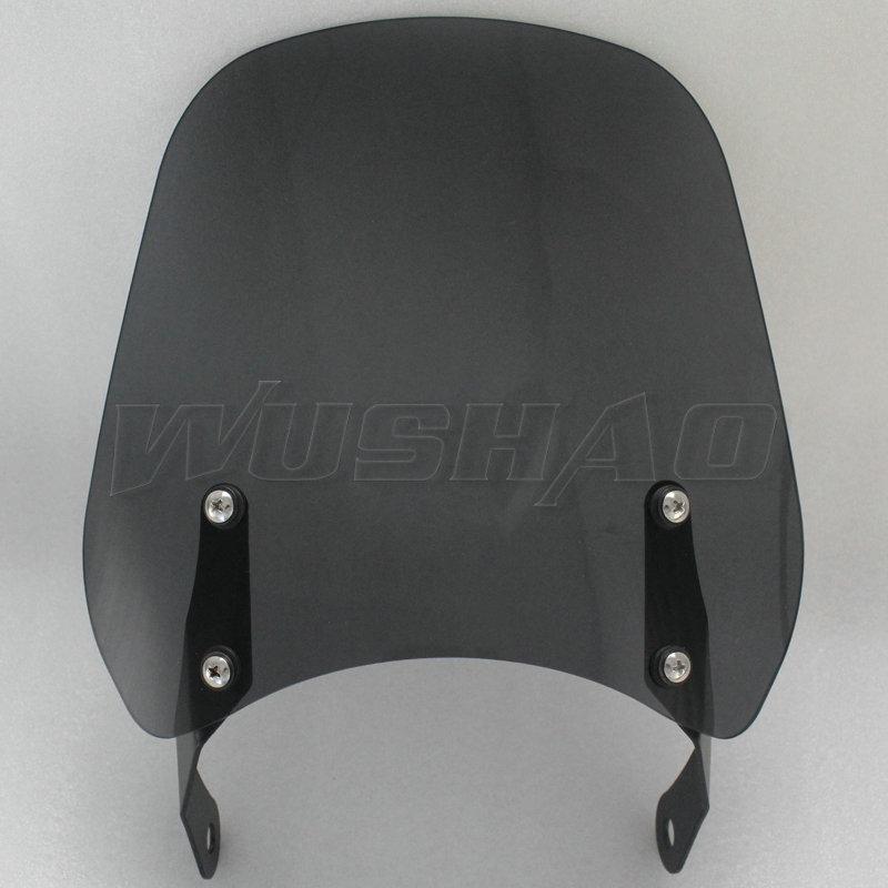 Windshield  For 1993 - 2017 Honda CBF600 CBF 600 CBF500 CBF250 250  CB500 CB 500 Twin Windscreen Screen Bracket Headlight Mount