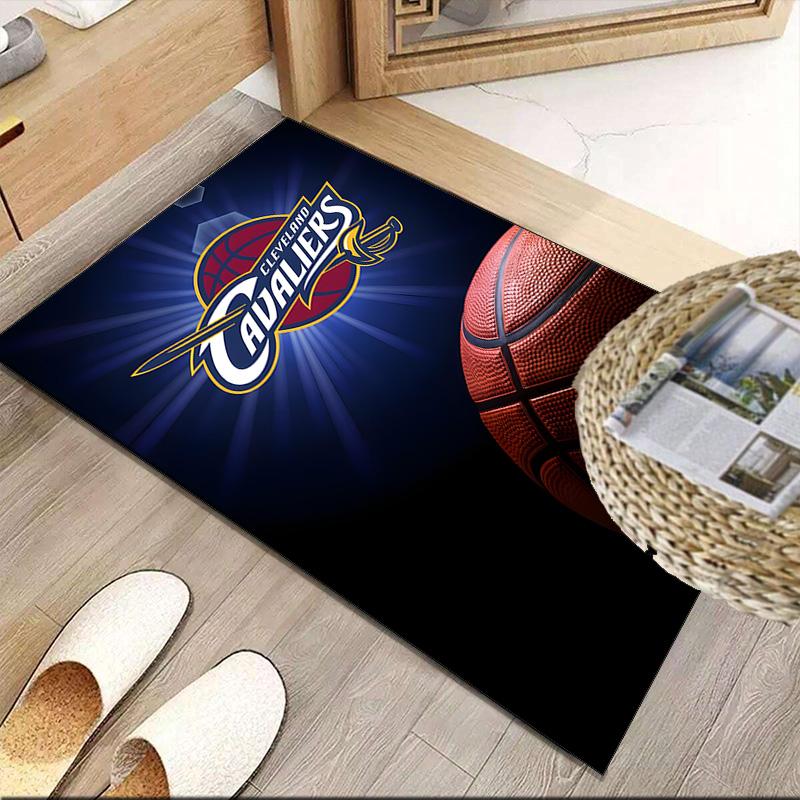 Football Cavaliers Logo  Carpet, Kitchen Rugs, Yoga Mat, Non-Slip Mats, Rug for Bathroom, Living Room Bedroom, Camping Rugs Christmas Gift