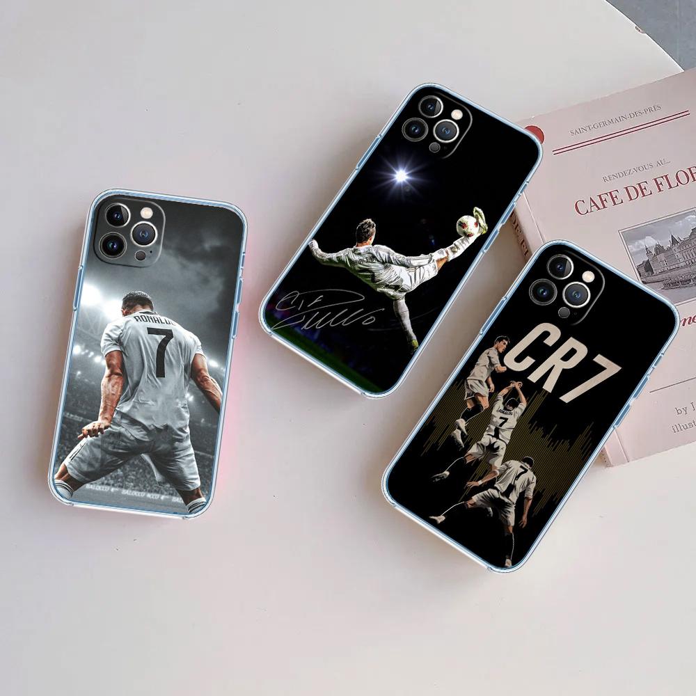 C-Cr7 Transparent Phone Case for Motorola Moto G10 G20 G30 G31 G32 G34 G35 G41 G42 G50 51 G52 G55 G60 G60S G62 G71 G72 G75