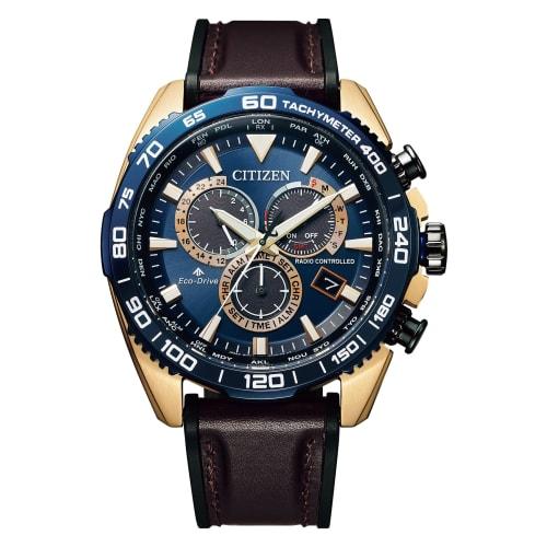 

CITIZEN PROMASTER Eco-Drive Radio-Controlled Watch (Blue/Business/Waterproof/Men s) CB5039-11L LAND Series Citizen Radio-Controlled Solar
