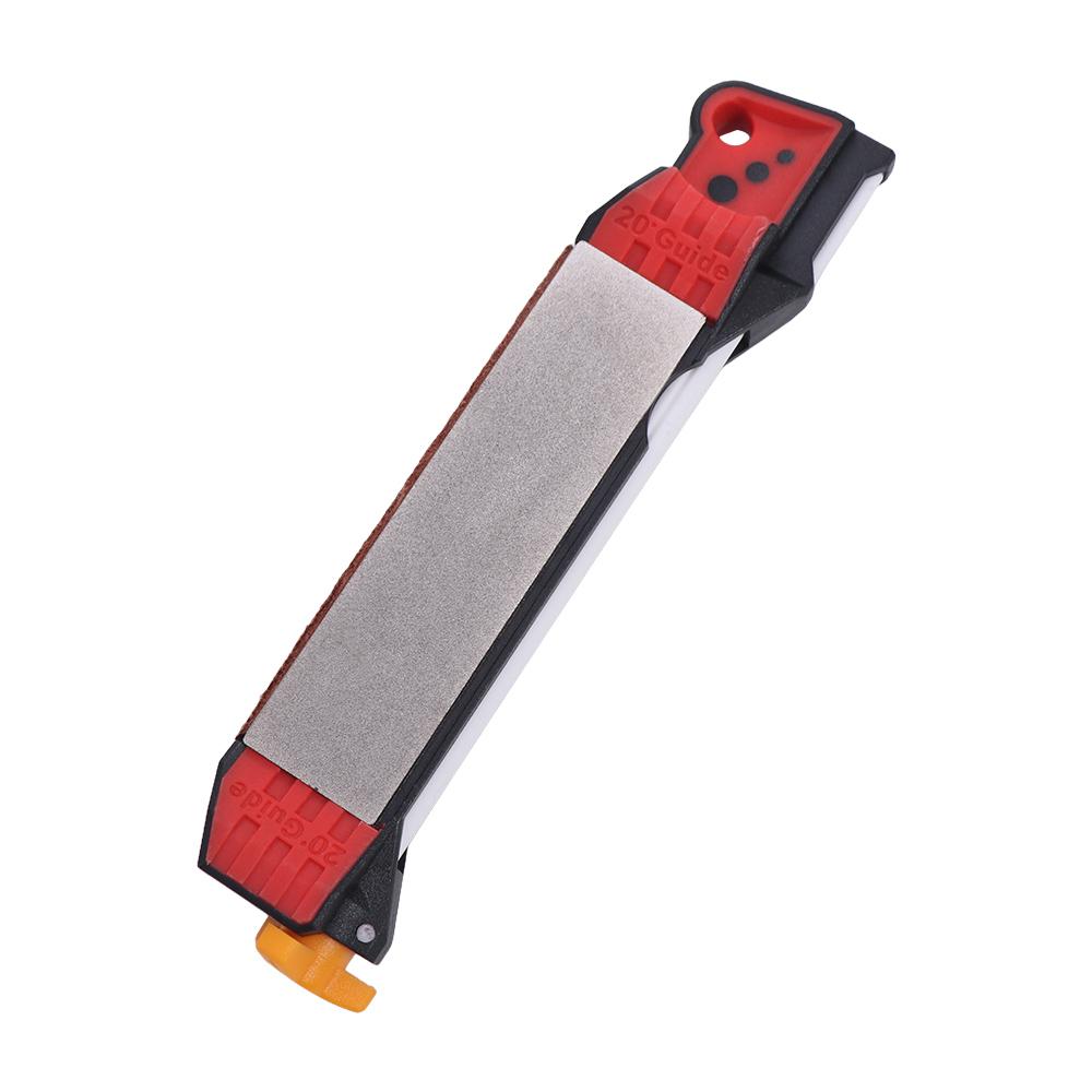 

Double-Sided Outdoor Multifunctional Sharpener Handheld Carborundum Sharpening Stone Quick Portable Sharpening Tools Outdoor червоний