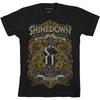 T-shirt Shinedown Forbici Ornamentali da Uomo Taglia L Nera