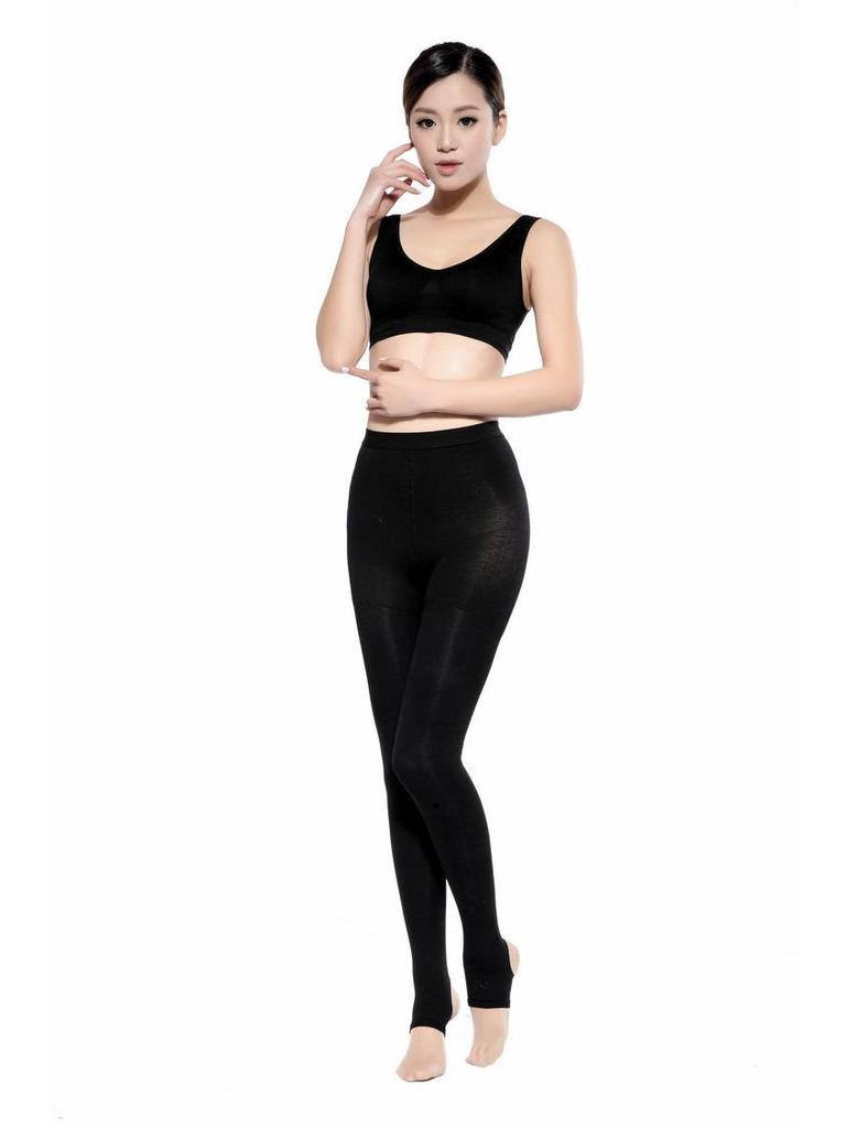 680D Medium-Thick Slimming Compression Leggings for Spring and Autumn - Elastic Beautiful Leg Socks Made in Japan