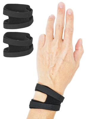 Wrist Support TFCC Sports Left and Right One Hand Wrist Injury Prevention Set of 2 [REOLF] Wristband, Set, Set, Thin, Unisex, Protection, (M Size,