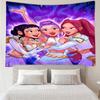 Kpop Hunter5 Tapestry for Bedroom Aesthetic Classroom Tapestries Wall Hanging for Living Room Dorm Office,Ideal Creative Gift