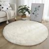 Super Soft Plush Round Rug Mat Fluffy White Carpets For Living Room Home Decor Bedroom Kid Room Decoration Salon Thick Pile Rugs