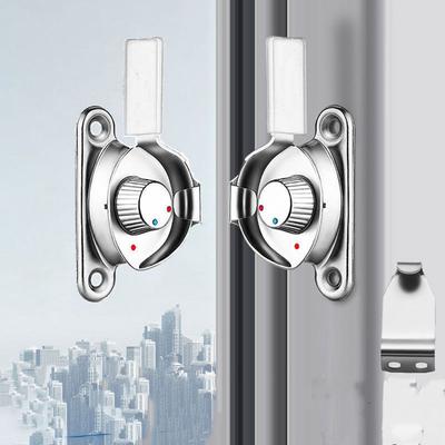 1pc Safety Double-sided Household Crescent Type Window Lock Hardware Accessories Crescent Lock Insurance Buckle