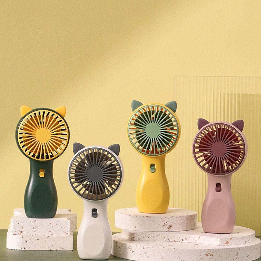 Rechargeable Electric Fan Summer Student Dormitory Desktop Fan Small Fan Handheld Fan Mini Fan